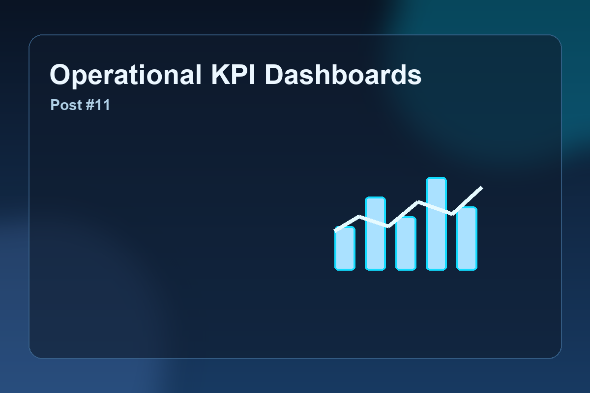 Building Operational KPI Dashboards that Actually Help Decisions